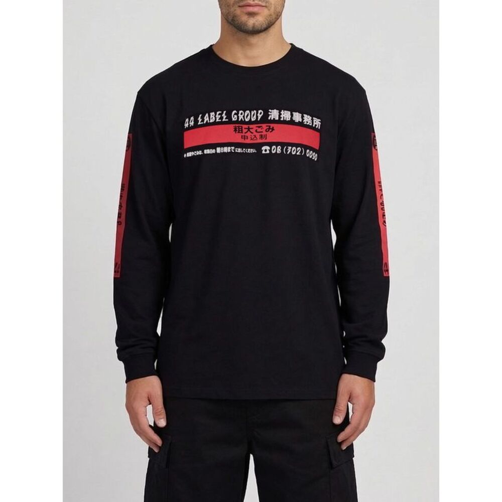 44 Label Group Sweatshirt Men Black